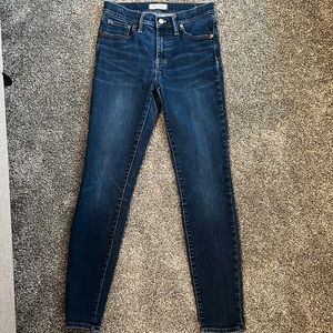 Madewell High rise Skinny Jeans
